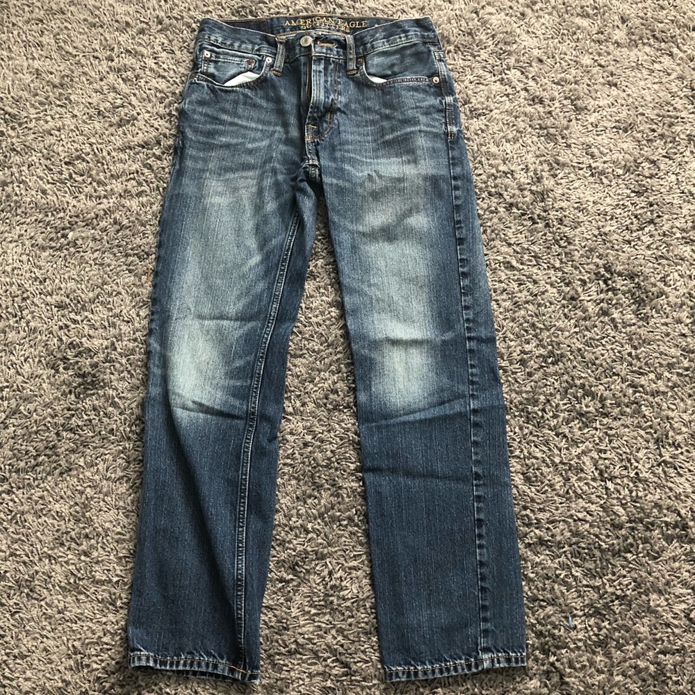 American eagle outfitters slim straight men jeans